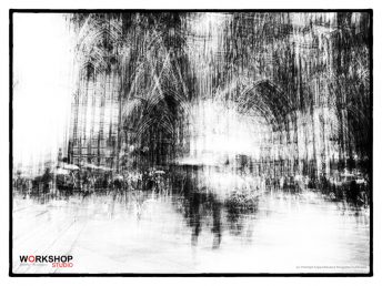 Regentag am Kölner Dom, iPhone Langzeitbelichtung aus der Hand, Fotografie Christoph Kopp
